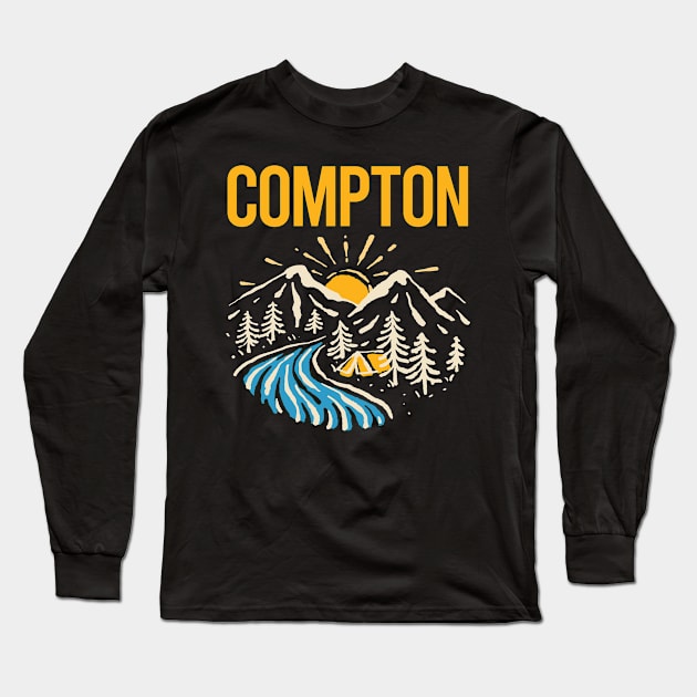 Nature Landscape Compton Long Sleeve T-Shirt by rosenbaumquinton52